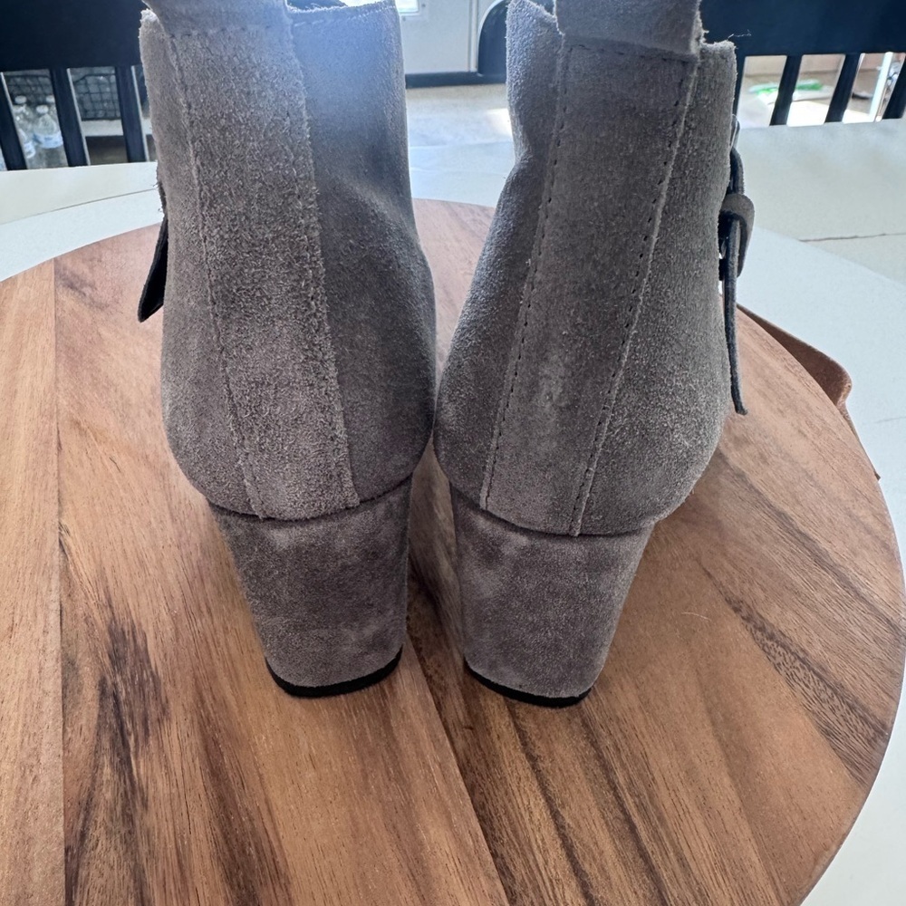 André Taupe Suede Ankle Boots - Picture 4 of 6